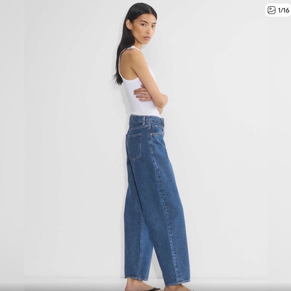 NWT Denim Forum Kai Mid-Rise Baggy Jean